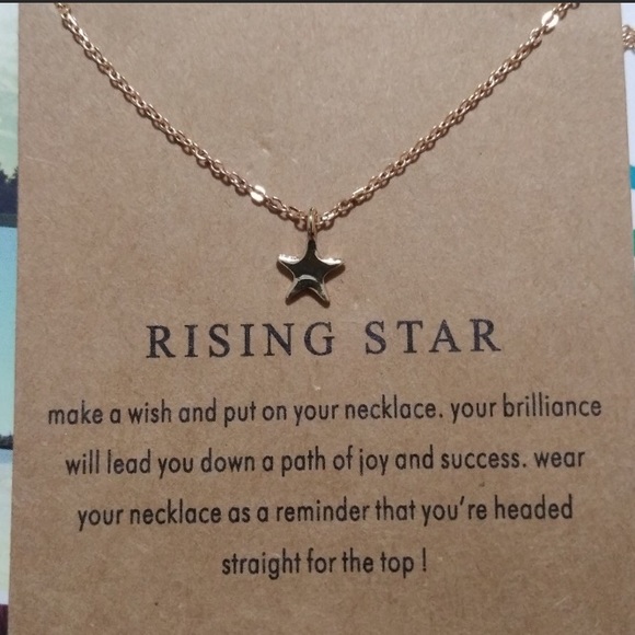 Jewelry - Rising star inspiration necklace gold filled